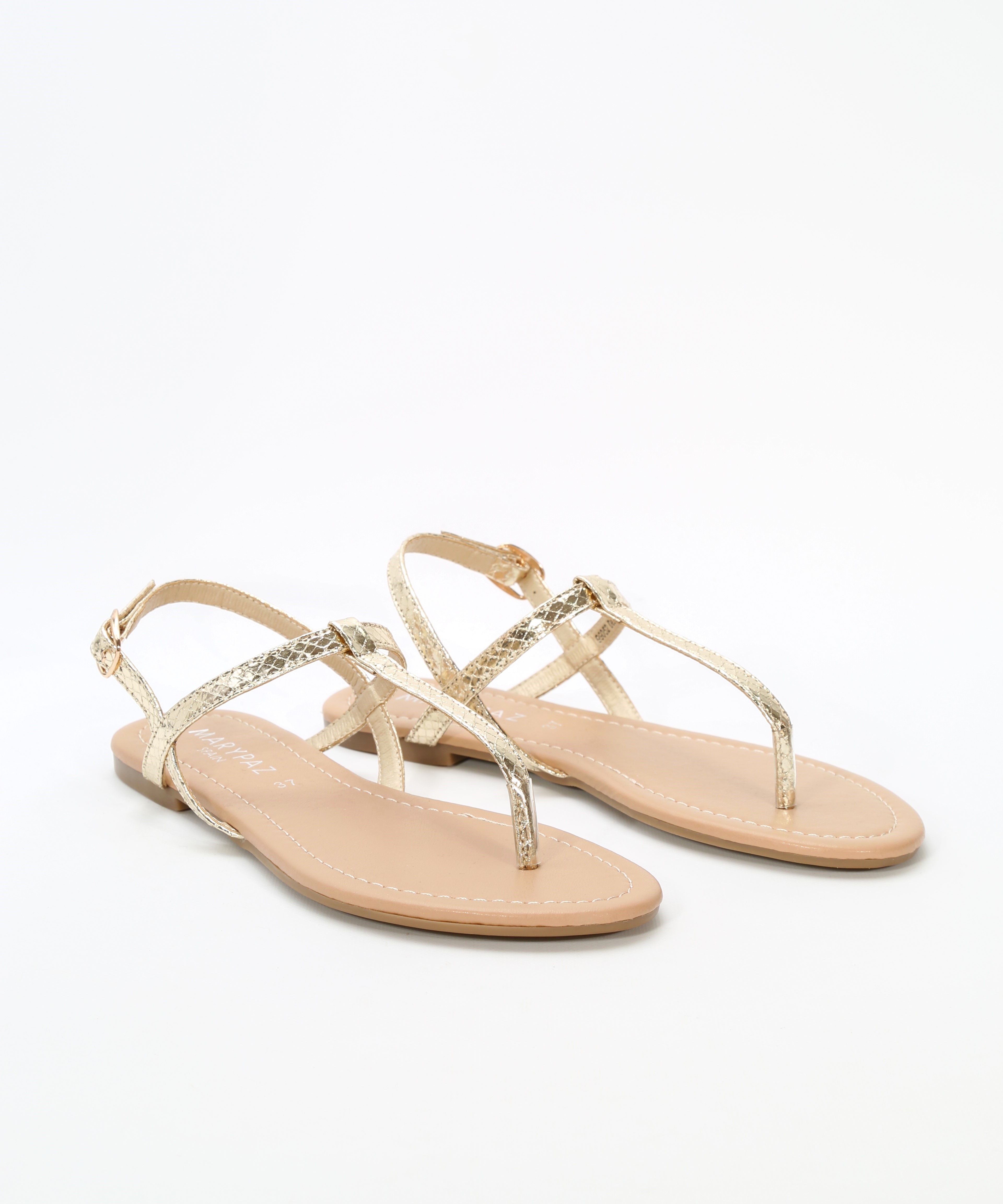 Sandalias planas dedo image number null
